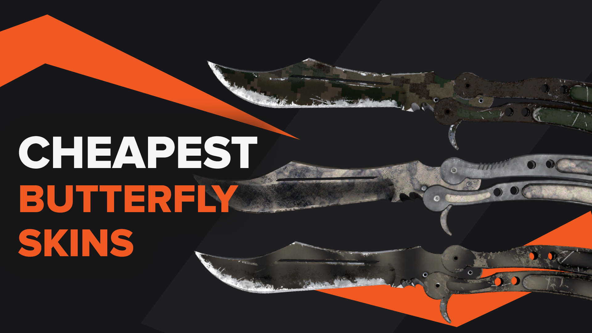 Cheapest Butterfly Knife Skins in CSGO TGG
